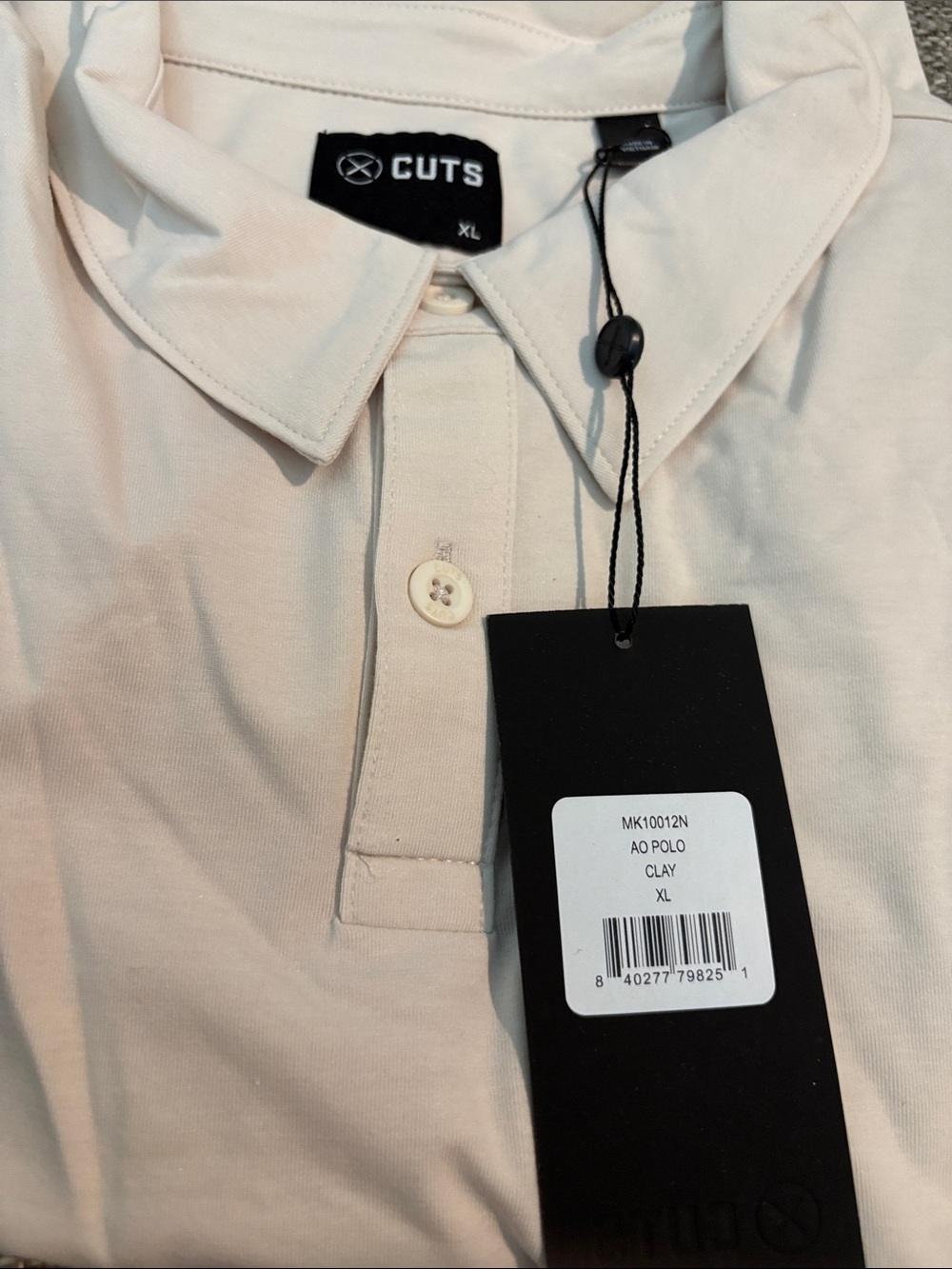Cuts Polo Shirt - Men's Classic Short Sleeve clay xl